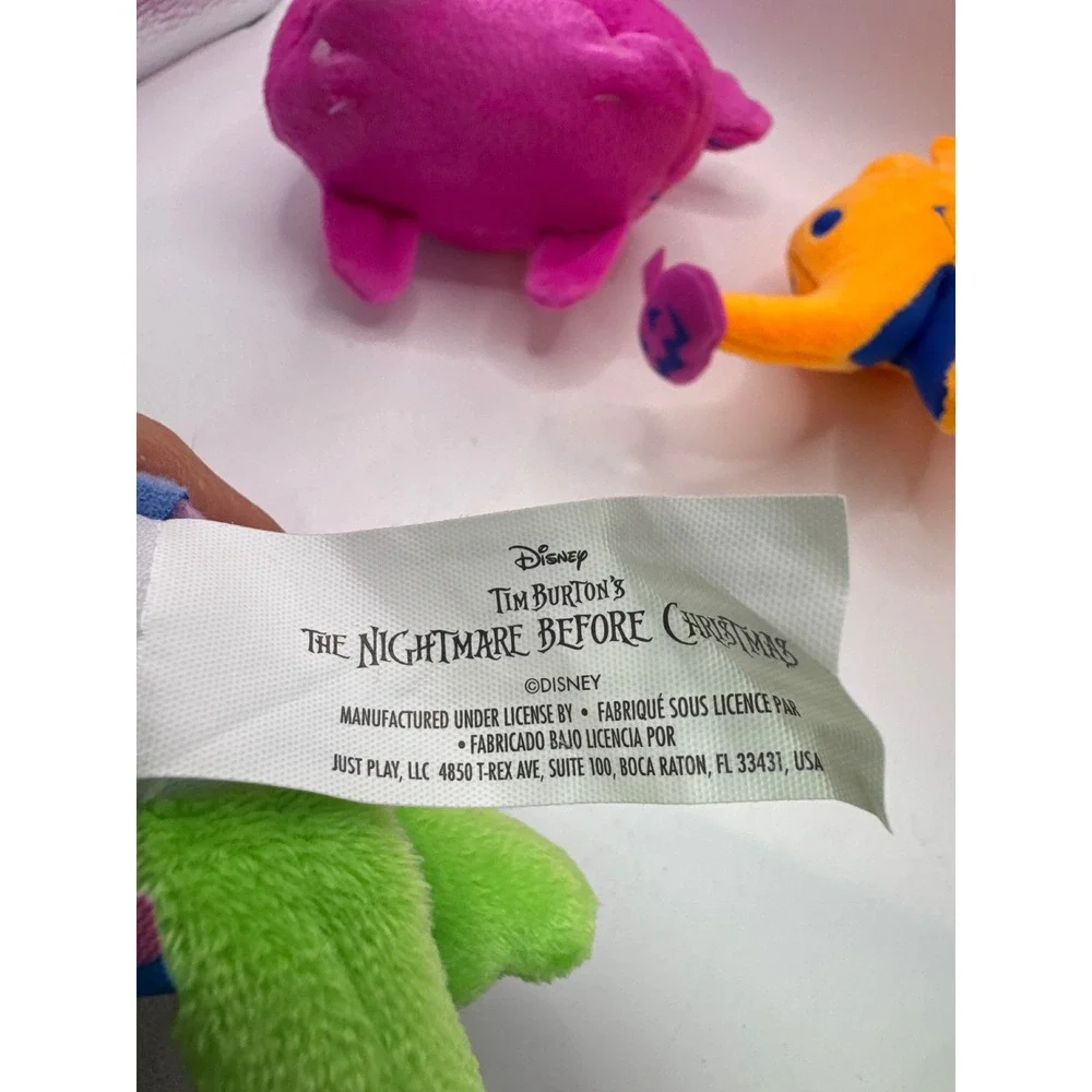 Disney Nightmare Before Christmas Plush Sally Oogie Boogie Zero Neon‎ Set 8in